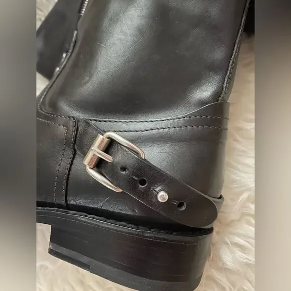 NWT Rag & Bone Oliver Leather Boot Zippers Black 39 (9) - Picture 7 of 10